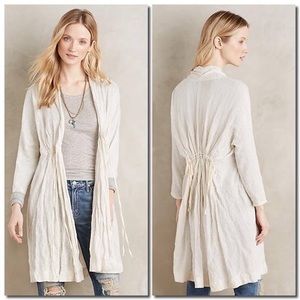 {Anthro}  Knitted & Knotted Crinkled Shimmer